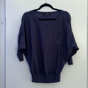 Forever 21 LG Navy Blue Light Stretchy Sweater